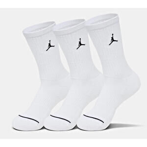 Jordan Dri-Fit Crew Socks 3 Pack Men Large Size 8-12 Cushioned Arch Support